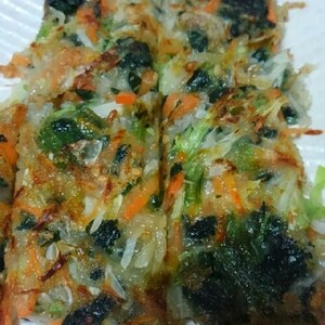 【離乳食】しらす＆玉ねぎのチヂミ